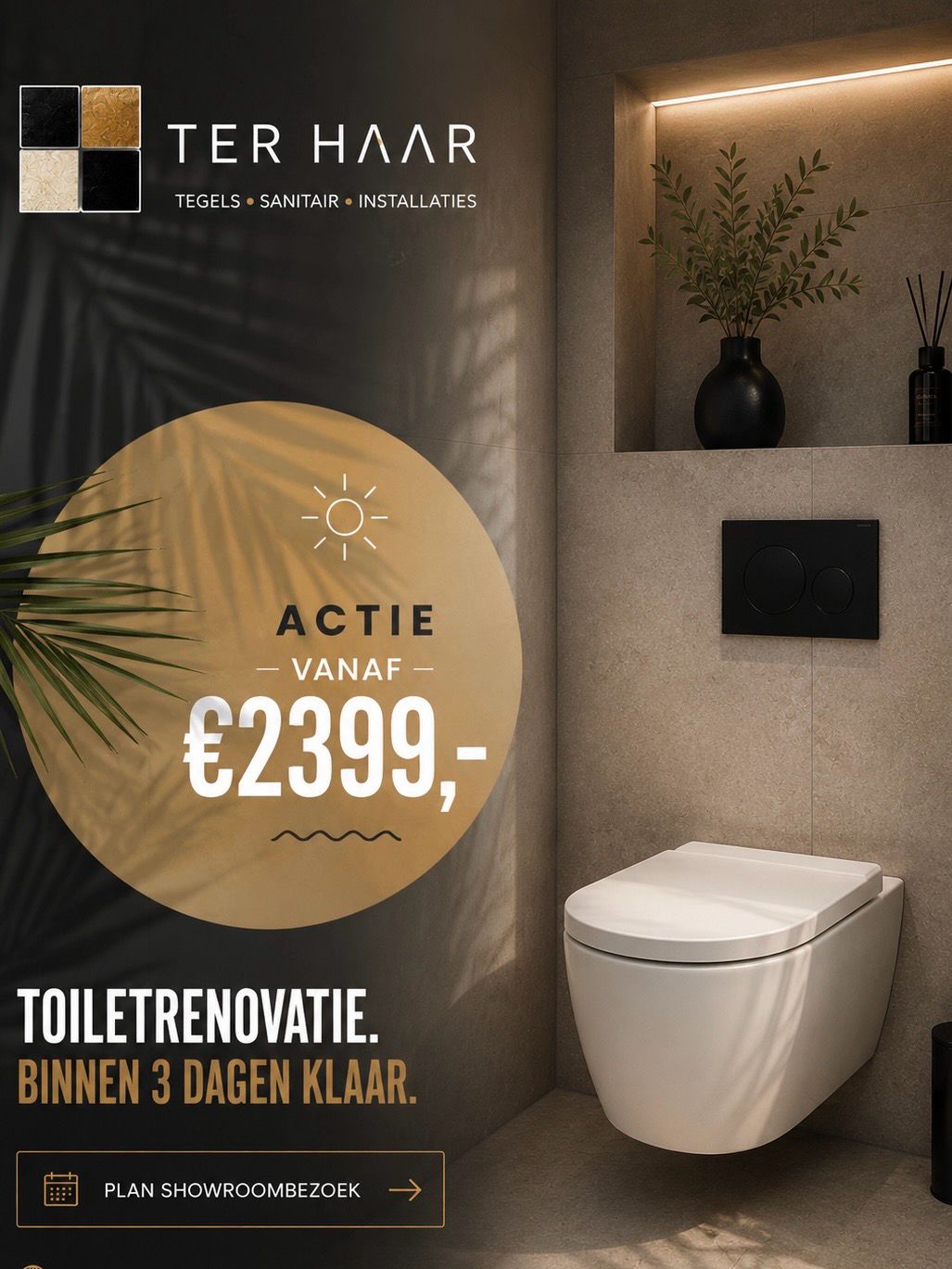 Toiletrenovatie actie — vanaf €2399